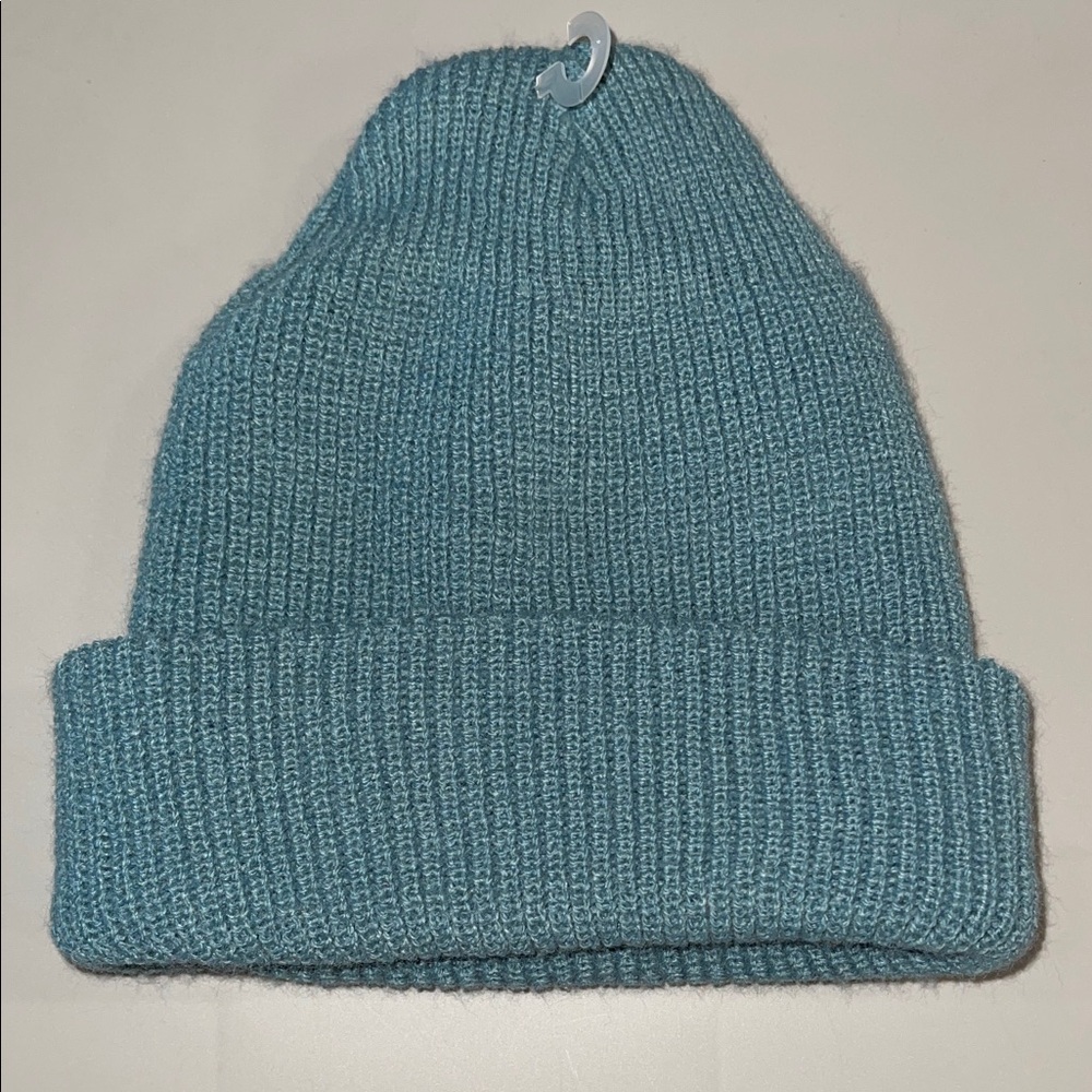 Blue Knit Beanie